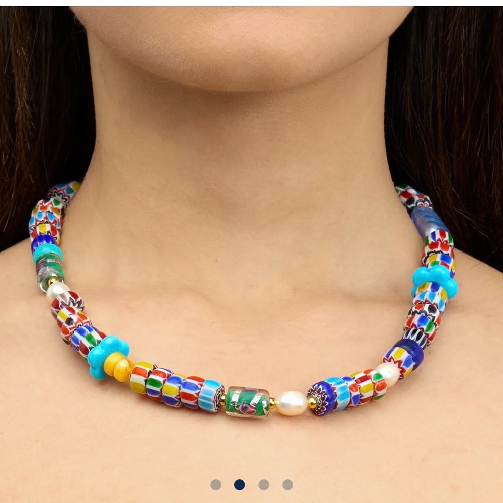 Mayamar‎ BOHO whimsical Cape Beaded Necklace